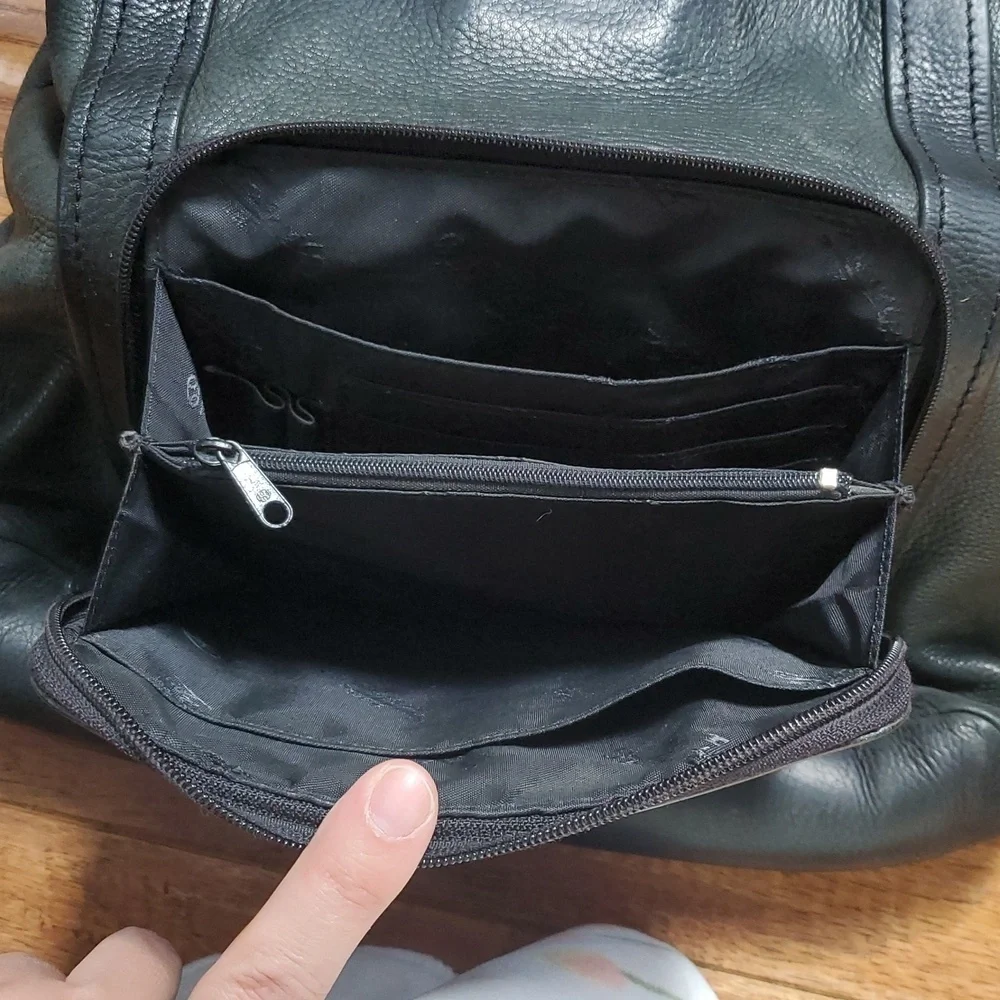 Fossil 90's Vintage Black Tote Bag